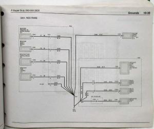 2020 Ford F-250 350 450 550 Super Duty Pickup Electrical Wiring Diagrams Manual