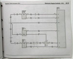 2021 Ford Explorer/Police Interceptor Electrical Wiring Diagrams Manual