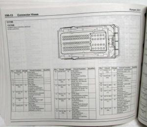 2021 Ford Ranger Electrical Wiring Diagrams Manual