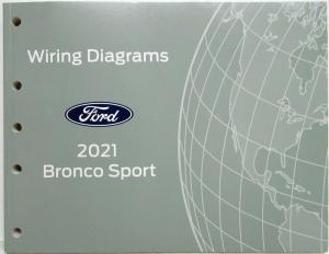 2021 Ford Bronco Sport Electrical Wiring Diagrams Manual