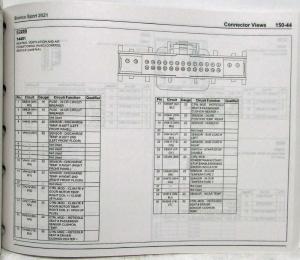 2021 Ford Bronco Sport Electrical Wiring Diagrams Manual