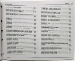 2021 Ford Mustang / GT500 Electrical Wiring Diagrams Manual