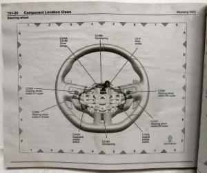 2021 Ford Mustang / GT500 Electrical Wiring Diagrams Manual