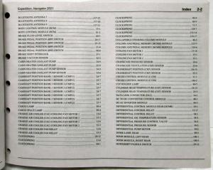 2021 Ford Expedition and Lincoln Navigator Electrical Wiring Diagrams Manual