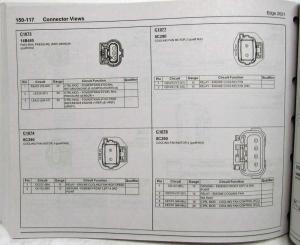 2021 Ford Edge Electrical Wiring Diagrams Manual