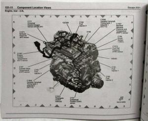 2021 Ford Escape Electrical Wiring Diagrams Manual