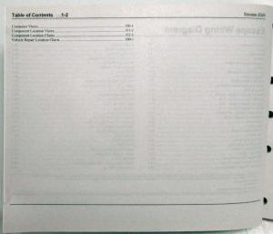2020 Ford Escape Electrical Wiring Diagrams Manual