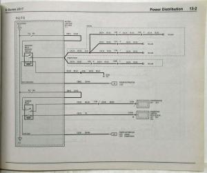 2017 Ford Econoline Club Wagon E-Series Electrical Wiring Diagrams Manual