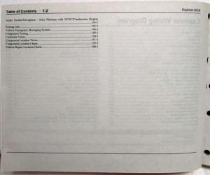2019 Ford Explorer Electrical Wiring Diagrams Manual