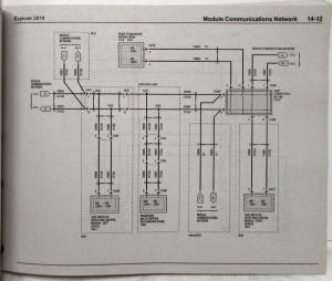 2019 Ford Explorer Electrical Wiring Diagrams Manual