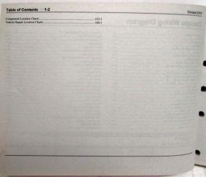 2019 Ford Escape Electrical Wiring Diagrams Manual