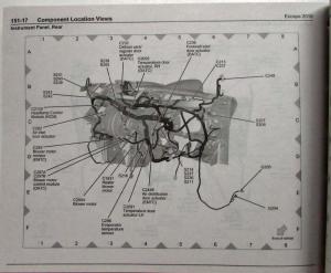 2019 Ford Escape Electrical Wiring Diagrams Manual