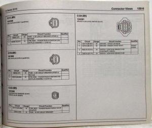 2019 Ford Econoline Club Wagon E-Series Electrical Wiring Diagrams Manual