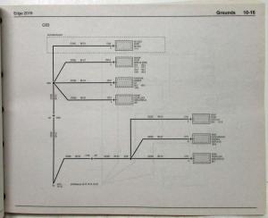 2019 Ford Edge Electrical Wiring Diagrams Manual