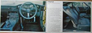 1972 Aston Martin V8 Original Sales Brochure Printed in England