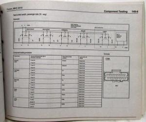 2019 Ford Fusion Lincoln MKZ Electrical Wiring Diagrams Manual