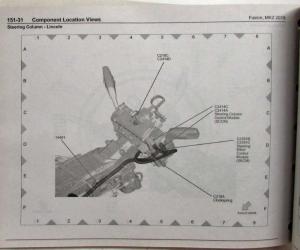 2019 Ford Fusion Lincoln MKZ Electrical Wiring Diagrams Manual