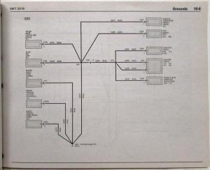 2019 Lincoln MKT Electrical Wiring Diagrams Manual