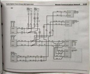 2020 Ford Fusion Energi and Lincoln MKZ Hybrid Electrical Wiring Diagrams Manual