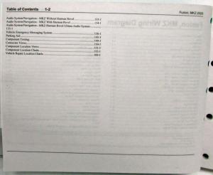 2020 Ford Fusion Lincoln MKZ Electrical Wiring Diagrams Manual