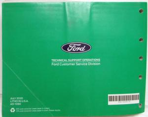 2020 Ford Fusion Lincoln MKZ Electrical Wiring Diagrams Manual