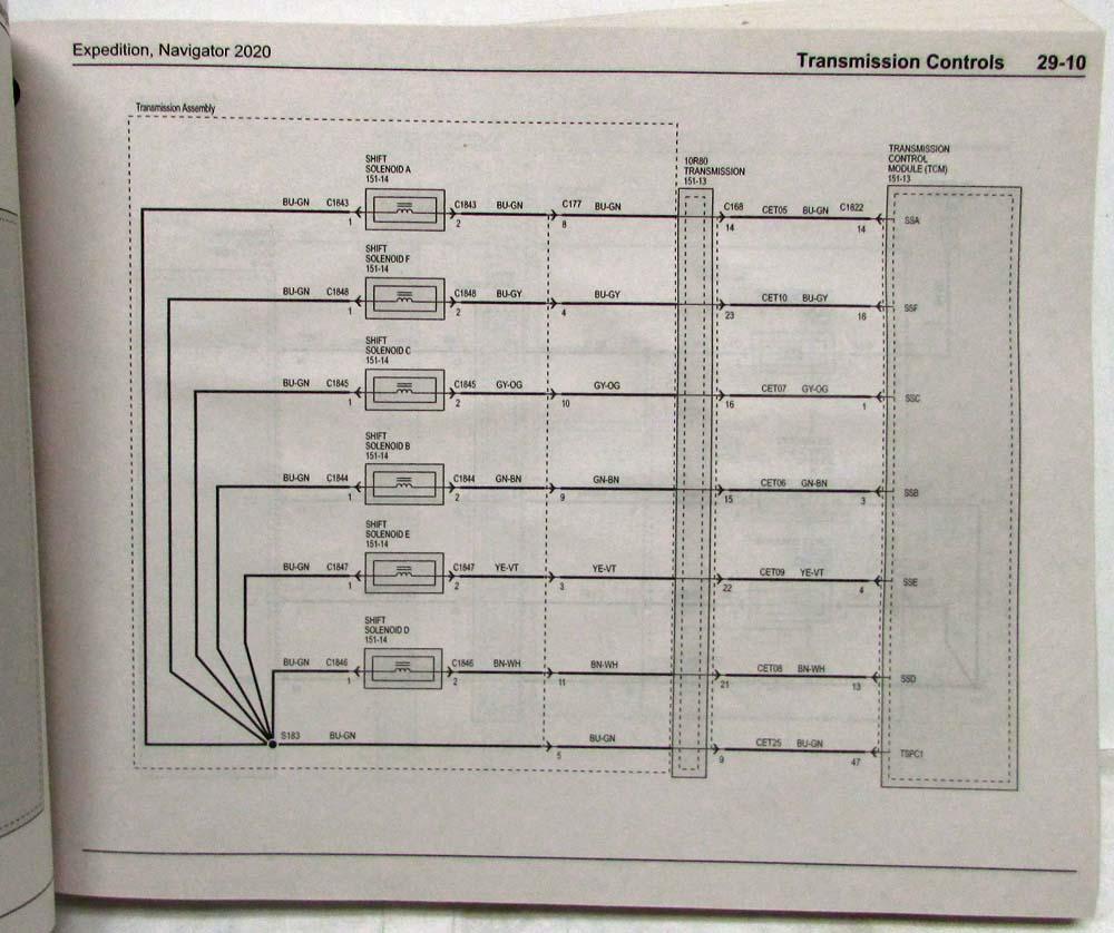 2020 Ford Expedition and Lincoln Navigator Electrical Wiring Diagrams