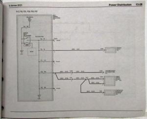 2021 Ford Econoline Club Wagon E-Series Electrical Wiring Diagrams Manual