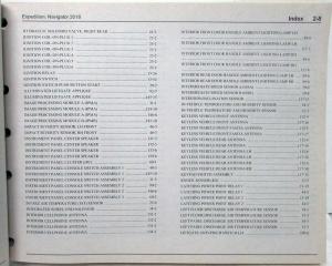 2018 Ford Expedition and Lincoln Navigator Electrical Wiring Diagrams Manual