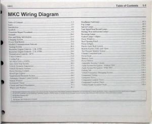 2018 Lincoln MKC Electrical Wiring Diagrams Manual