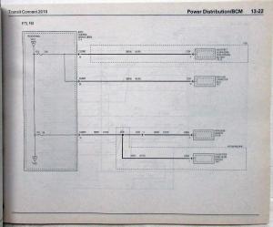 2018 Ford Transit Connect Electrical Wiring Diagrams Manual
