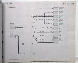 2018 Ford EcoSport Electrical Wiring Diagrams Manual