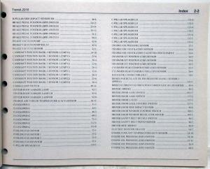 2018 Ford Transit Electrical Wiring Diagrams Manual