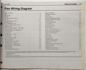 2018 Ford Flex Electrical Wiring Diagrams Manual