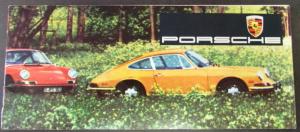 1968 Porsche 912 911 L Targa Sales Brochure Rare Yellow Car on Cover Original