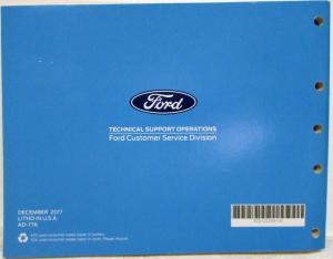 2018 Ford Edge Electrical Wiring Diagrams Manual