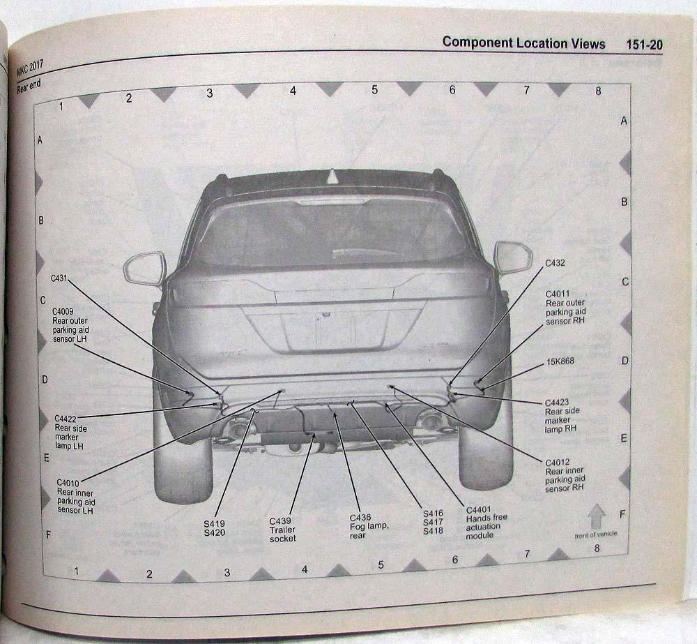 2017 lincoln mkc electrical wiring diagrams manual