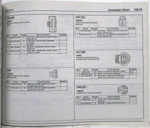 2014 Lincoln MKS Electrical Wiring Diagrams Manual