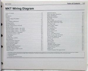 2015 Lincoln MKT Electrical Wiring Diagrams Manual