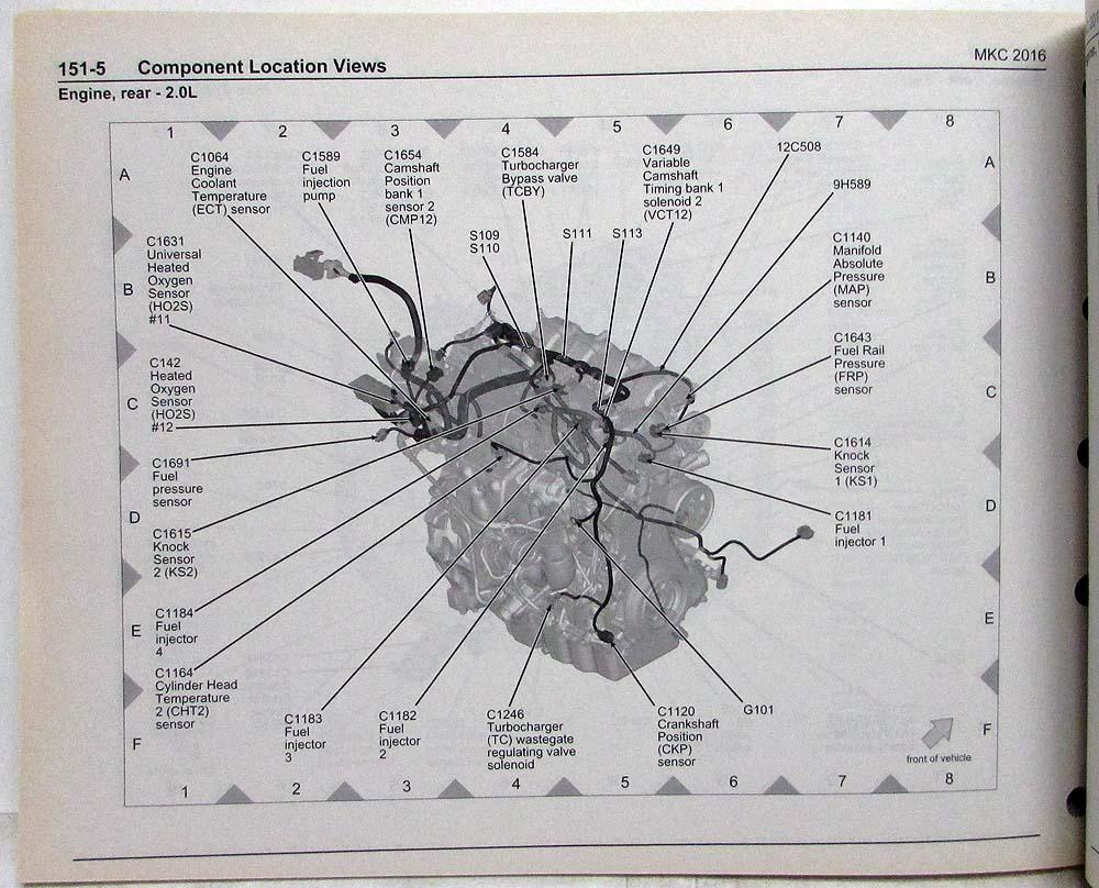 2016 lincoln mkc electrical wiring diagrams manual