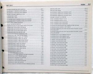 2012 Lincoln MKT Electrical Wiring Diagrams Manual