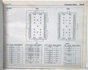 2012 Lincoln MKT Electrical Wiring Diagrams Manual