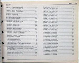 2012 Lincoln MKS Electrical Wiring Diagrams Manual