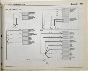 2006 Ford Crown Vic and Mercury Grand Marquis Electrical Wiring Diagram Manual