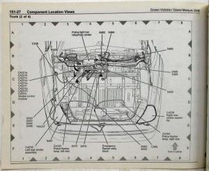 2006 Ford Crown Vic and Mercury Grand Marquis Electrical Wiring Diagram Manual