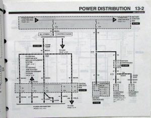 2001 Ford Econoline Club Wagon E-Series Electrical Wiring Diagrams Manual