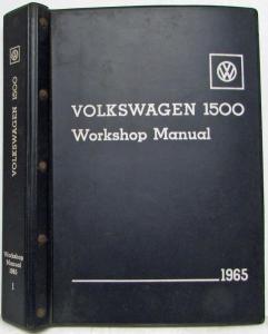 1965 VW Volkswagen 1500 Factory Original Service Shop Repair Manual Volume 1