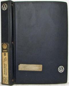 1969 VW Volkswagen Beetle Service Manual Brakes Wheels Tires Hand/Foot Controls