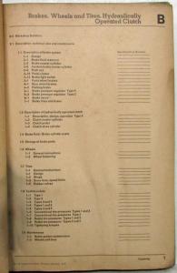 1969 VW Volkswagen Beetle Service Manual Brakes Wheels Tires Hand/Foot Controls