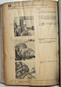 1969 VW Volkswagen Type 3 Type 4 Engine Part 2 Service Shop Repair Manual