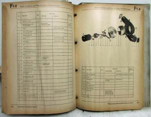 1967- VW Volkswagen Fresh Air Heating Service Shop Repair Manual F
